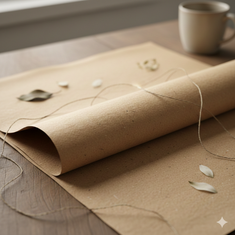Papel Kraft Natural: Benefícios e Aplicações Sustentáveis na Papelaria e Decoração