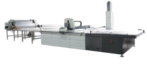 Maquina de corte de tecido automatica